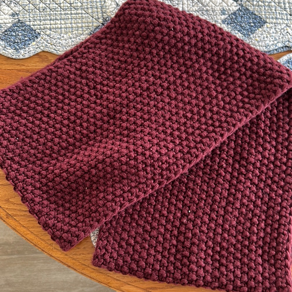 Circle scarf wollen